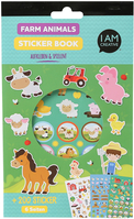 I AM CREATIVE Stickerbook 4087.498 Farm, 6 Blatt