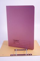 Exacompta Guildhall Heavyweight Transfer Spiral File 420gsm Foolscap Pink (25 Pack) 211/7006