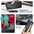 NALIA Carbon-Style Silicone Cover compatible with Samsung Galaxy S24 Ultra Case, Stylish Matt Black Protective Bumper with Carbon Fibre Structure, Non-Slip Anti-Fingerprint Cove...