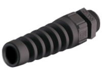 Kabelverschraubung mit Knickschutz, PG11, 22 mm, Klemmbereich 4 bis 10 mm, IP68,