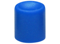 Bedienknopf, rund, Ø 3.8 mm, (H) 4 mm, blau, für Druckschalter, 1840.0061