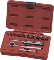 Paramount 12PC 1/4in Drive 6 Point Standard & Deep Socket Set