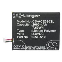 Battery for Acer Mobile 7.6Wh Li-ion 3.8V 2000mAh BAT-A10, BAT-A10(1ICP4/58/71), KT10S.010 Handy-Batterien