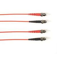 62.5 MM FO PATCH CABLE DUPLX, , PVC, RED, STST 2m, ST-ST, 2 ,