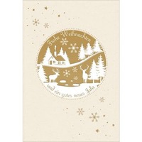 Doppeltext-Weihnachtskarte 22-1171