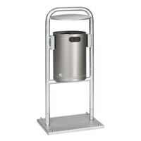 Outdoor waste collector, 30 l, stainless steel