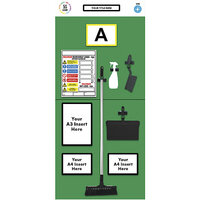 Tableau d'information pour rayonnages, marquage simple