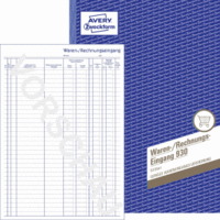 Formularbuch Waren-/Rechnungseingangsbuch A4 beidseitig bedruckt 50 Blatt