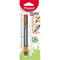 Radierstift Gom-Pen mit zusätzlichem Ersatzradierstrang auf Blisterkarte