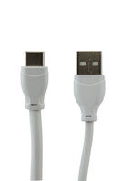 freeVoice USB-C/A Charging Cable White (1m)