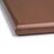 Hygiplas Extra Thick High Density Brown Chopping Board for Vegetables - 45x30cm