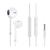 APM Ecouteurs intra-auriculaire blanc avec télécommande + micro 600315