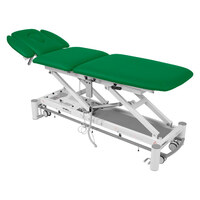 Therapieliege Massageliege Smart ST5 DS mit Radhebesystem und Rundumschaltung, Grün