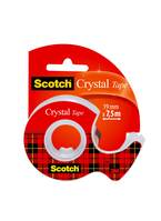 Scotch® Crystal Klebeband, 19 mm x 7.5 m, 1 Rolle + Handabroller