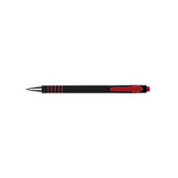 Q-CONNECT LAMDA BALL PEN RED PK12