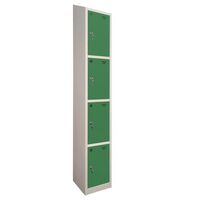 Standard coloured lockers with sloping top