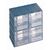 Free-standing interlocking modular drawer system - 208 x 132 x 208mm, 8 drawer