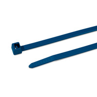 Kabelbinder innenverzahnt detektierbar, 387.0x7.6mm, Ø3.0-100.0mm, blau, 100ST