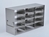 Racks für Tiefkühllagergeräte HERAfreeze HFU B Serie | Beschreibung: Rack mit Gleitschienen für 2&apos;&apos; Boxen