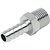 ICH 30409 Adaptor Hose Barb to Tapered External Thread 9mm R1/4 60 bar Brass NP