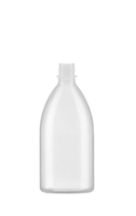 Narrow neck bottle 200 ml LDPE clear without screw cap