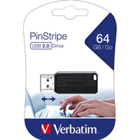 Verbatim USB-Stick Pin Stripe, 64 GB