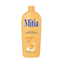 Mitia Honey and Milk folyekony szappan, 1000 ml