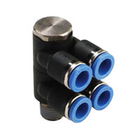 PAT-D08G01 4-voudige koppeling 8mm x G1/8"