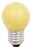 SUH Tropfenlampe 15W E27 gelb 40272 230V 45x69mmm