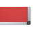 Bi-Office Notice Board Fire Retardant, Red Felt, Maya Aluminium Frame, 180 x 120 cm Detail