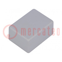 Enclosure: designed for potting; X: 32mm; Y: 43mm; Z: 22mm; ABS; grey