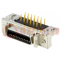 Connector: MDR; PIN: 26; shielded; Locking: latch; socket; female