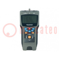 Tester: LAN-bekabeling / kabeldetector; LCD; F,RJ12,RJ45; 0÷50°C