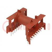 Coil former: with pins; plastic; THT; H: 37.7mm; X1: 40.64mm; UL94HB