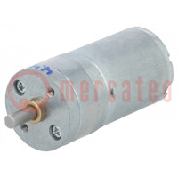 Motor: DC; with gearbox; HP; 12VDC; 5.6A; Shaft: D spring; 2250rpm