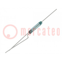Reed switch; Range: 15÷20AT; Pswitch: 10W; Ø2.54x14mm; 0.5A