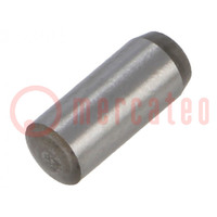 Perno distanziale cilindrico; acciaio; BN 857; Ø: 4mm; L: 10mm
