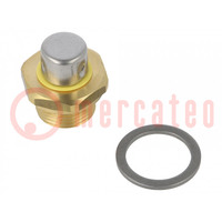 Breather valve; high design,with stainless steel cap; 20mbar