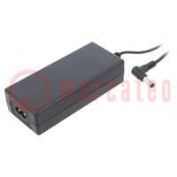 Power supply: switching; 36VDC; 1.9A; Out: 5,5/2,5; 70W; 80÷264VAC