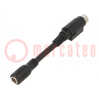 Adapter; Plug: straight; Input: 5,5/2,5; Out: KYCON KPPX-4P