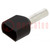 Tip: bootlace ferrule; insulated,double; copper; 1.5mm2; 8mm