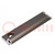 Single rail; aluminium; Ø: 16mm; L: 750mm; DryLin® W; linear guides