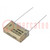 Capacitor: paper; X2; 470nF; 125VAC; 20.3mm; ±20%; THT; PMR205
