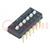Switch: DIP-SWITCH; Poles number: 6; ON-OFF; 0.1A/24VDC; Pos: 2