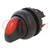 Switch: rotary; 22mm; Stabl.pos: 2; red; M22-FLED,M22-LED; IP67