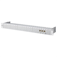 METZ CONNECT 19"-Panel 1HE bestückt mit 24 C6A Modulen Kat.6A (Class EA)