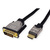 ROLINE Monitorkabel DVI (24+1) - HDMI, M/M, zwart / zilver, 3 m