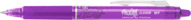 Tintenroller FriXion Clicker 0.7, mit Druckmechanik, radierbare Tinte, nachfüllbar, 0.7mm (M), Purple