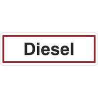 SafetyMarking Hinweisschild Diesel 9,0 x 3,0 cm, 6,0 x 2,0 cm PROTECT-Follie