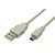 Logo USB kabel (2.0), USB A M - miniUSB (M), 1.8m, szary, 5-pack, cena za 1 szt, EOL